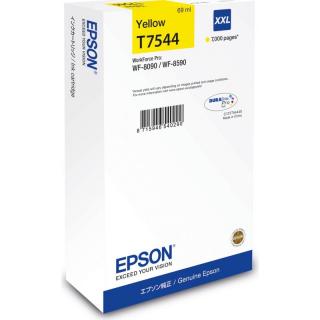 Cartus cerneala Epson T75, galben (yellow), original, 7000 pagini, 69 ml