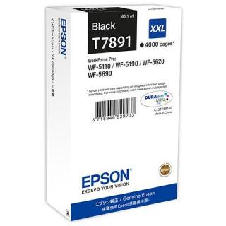 Cartus cerneala Epson T7891, negru (black), original, 4000 pagini, 65.1 ml