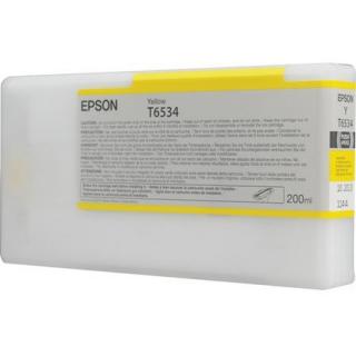 Cartus cerneala Epson UltraChrome HDR T6534, galben (yellow), original, 200 ml