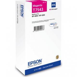 Cartus cerneala Epson WF-8090 WF-8590, roz (magenta), original, 7000 pagini, 69 ml