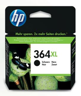 Cartus cerneala HP 364XL (CN684EE), negru (black), original, 550 pagini, 18 ml