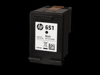 Cartus cerneala HP 651 (C2P10AE) negru (Black), Original, 600 pagini