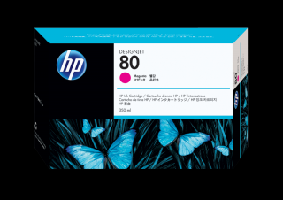 Cartus cerneala HP 80 (C4847A), magenta (roz), original, 350 ml