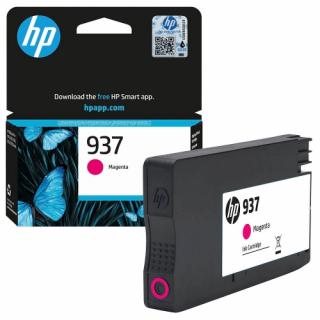 Cartus Cerneala HP 937 (4S6W3N), Original, Magenta, 825 pagini pentru HP OfficeJet Pro 9110, 9120, 9130, 9132e, 9720, 9730
