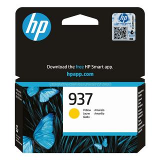 Cartus Cerneala HP 937 (4S6W4N), Original, Galben (Yellow), 825 pagini pentru HP OfficeJet Pro 9110, 9120, 9130, 9132e, 9720, 9730