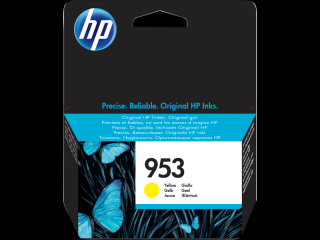 Cartus cerneala HP 953 (F6U14AE), galben (yellow), original, 630 pagini