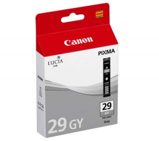 Cartus cerneala original Canon PGI-29GY Grey (Gri), 179 pagini A4