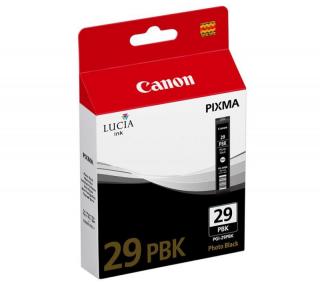 Cartus cerneala original Canon PGI-29PBK  foto negru (Photo Black), 111 pagini A4