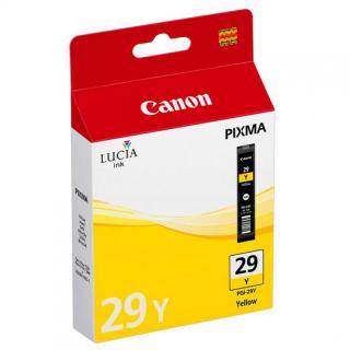 Cartus cerneala original Canon PGI-29Y Yellow (Galben), 290 pagini A4