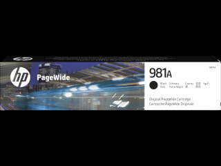 Cartus cerneala original HP PageWide (J3M71A), negru (black), 6000 pagini