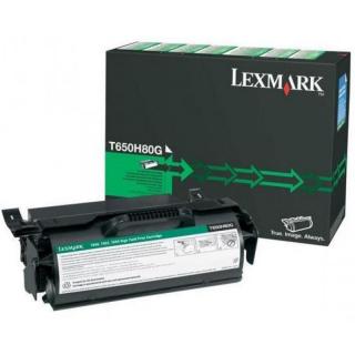 Cartus toner Lexmark Black Reconditioned cap. mare T650H80G