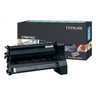 Cartus toner Lexmark C780H1KG (C780, C782, X782), Negru (Black), original, 10.000 pagini