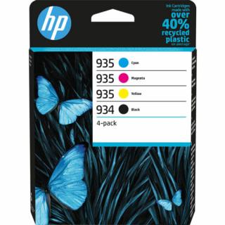 Cartuse de cerneala HP 934 935 (6ZC72AE), negru si color (black and color), originale, 400 pagini