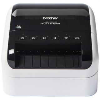 Imprimanta de etichete Brother QL-1110NWBc, 103mm, imprimare termica, USB, Wi--Fi