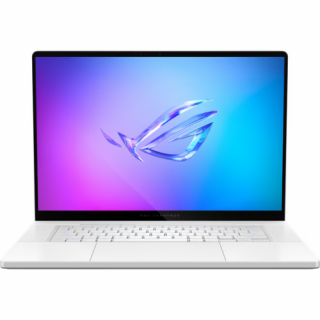 Laptop ASUS ROG Zephyrus G16 (2024) GA605WI-QR080, AMD Ryzen AI 9 HX 370, 16inch, RAM 32GB, SSD 2TB, nVidia GeForce RTX 4070 8GB, No OS, Platinum White