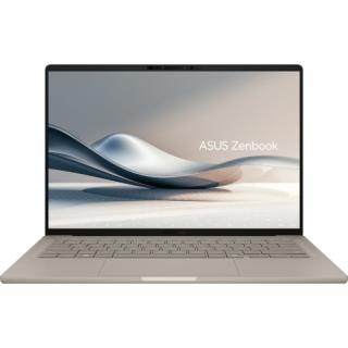 Laptop ASUS ZenBook A14 OLED UX3407RA-QD043X, Snapdragon X Elite X1E-78-100, 14 inch, RAM 16 GB, SSD 1 TB, Qualcomm Adreno, Windows 11 Pro, Zabriskie Beige