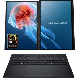 Laptop ASUS Zenbook Duo 14 OLED (2025) UX8406CA-PZ068X, Intel Core Ultra 9 285H, 2 x 14 inch Touch, RAM 32 GB, SSD 2 TB, Intel Arc 140T, Windows 11 Pro, Inkwell Gray