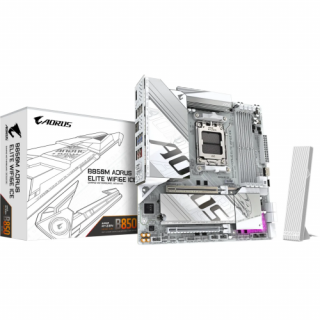 Placa de baza Gigabyte B850M AORUS ELITE WIFI6E ICE, AMD B850, Socket AM5, mATX