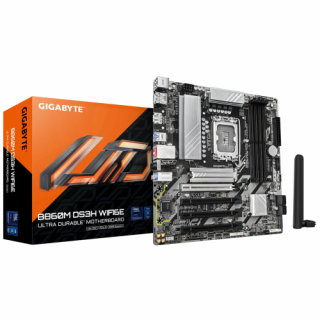 Placa de baza Gigabyte B860M DS3H WIFI6E, Intel B860, Socket 1851, mATX