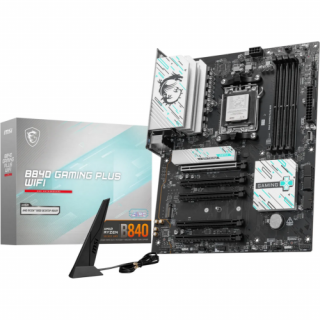 Placa de baza MSI B840 GAMING PLUS WIFI, AMD B840, Socket AM5, ATX