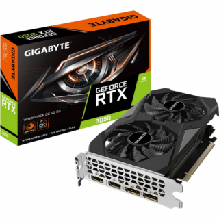 Placa video Gigabyte nVidia GeForce RTX 3050 WINDFORCE OC V2 6GB, GDDR6, 96bit