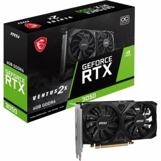 Placa video MSI nVidia GeForce RTX 3050 VENTUS 2X E OC 6GB, GDDR6, 96bit