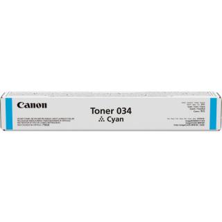 Toner Canon 034C CF9453B001AA , albastru (cyan) , original, 7300 pagini