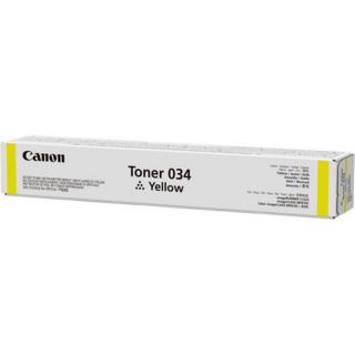 Toner Canon 034Y CF9451B001AA , galben (Yellow), original, 7300 pagini