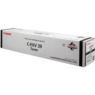 Toner Canon C-EXV39BK,  negru (black), original, 30200 pagini, 1390 g