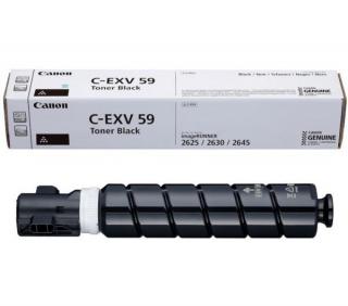 Toner Canon C-EXV59BK, negru (black), original, 30000 pagini