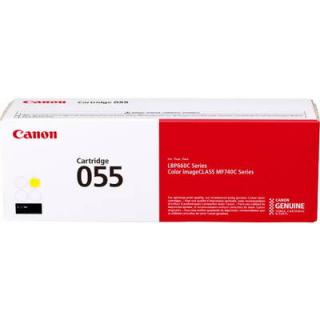 Toner Canon CRG-055Y, Yellow (Galben), original, 2100 pagini