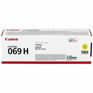 Toner Canon CRG-069HY, galben (yellow), original, 10000 pagini, 135 g