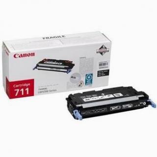 Toner Canon CRG-711BK, negru (black), original, 6000 pagini