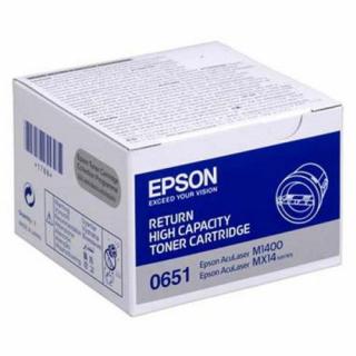 Toner Epson Return High Capacity (C13S050651), Negru (Black), original, 2.200 pagini