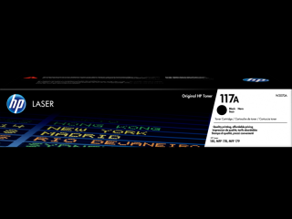 Toner HP 117A (W2070A), negru (black), original, 1000 pagini