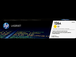 Toner HP 126A (CE312A), galben (Yellow), original, 1000 pagini