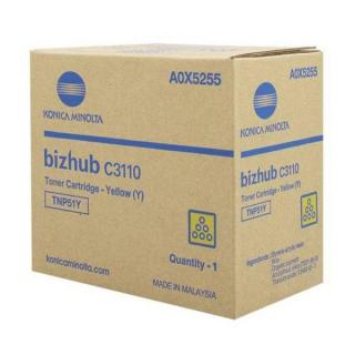 Toner Konica Minolta Bizhub C 3110 (TNP-51 Y), galben (yellow), original, 15000 pagini