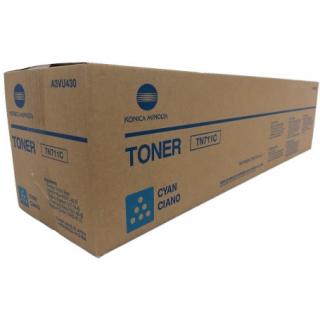 Toner Konica Minolta TN-711C (A3VU450), albastru (cyan), original, 31500 pagini