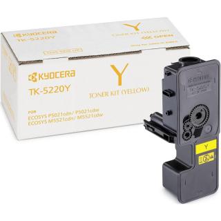 Toner Kyocera TK-5220Y, galben (yellow), original, 1.200 pagini