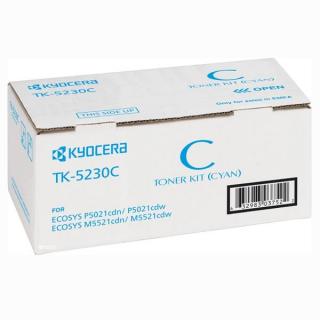 Toner Kyocera TK-5230C, albastru (cyan), original, 2.200 pagini