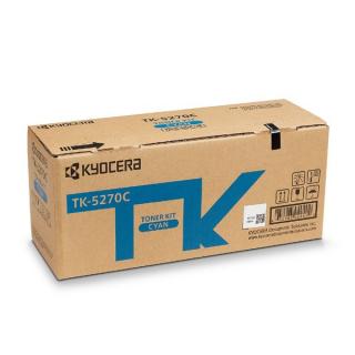 Toner Kyocera TK-5270C, cyan (albastru), original, 6000 pagini