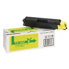 Toner Kyocera TK-580Y, galben (yellow), original, 2800 pagini