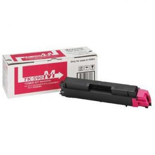 Toner Kyocera TK-590M, roz (magenta), original, 5000 pagini