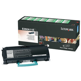 Toner Lexmark E260 (E260A11E), negru (black), original, 3500 pagini