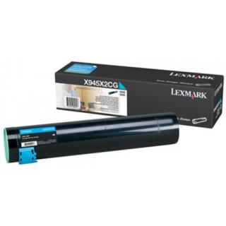 Toner Lexmark X945X2CG, albastru (cyan), original, 22000 pagini