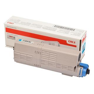 Toner Oki C532 MC573, cyan (albastru), original, 1500 pagini