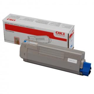 Toner OKI C610, cyan (albastru), original, 6.000 pagini