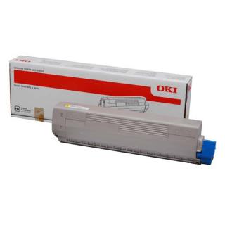 Toner OKI C822 44844613, galben (yellow), original, 7300 pagini