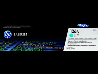 Toner original HP 126A albastru (Cyan), 1000 pagini