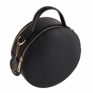 Geanta Alma,din piele 100% naturala saffiano neagra 8206
